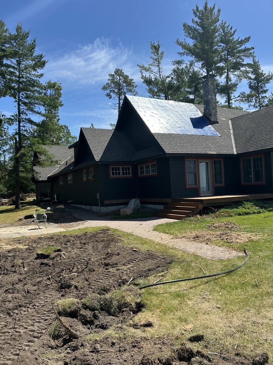 Clean cleared property after storm